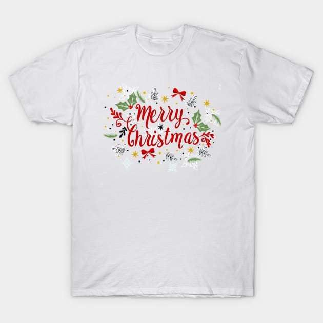 Merry christmas T-Shirt by Aymoon05